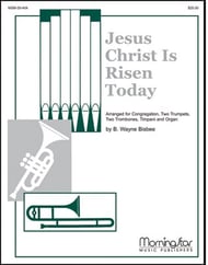 JESUS CHRIST IS RISEN TODAY BRASS QUARTET, ORGAN, TIMPANI cover Thumbnail
